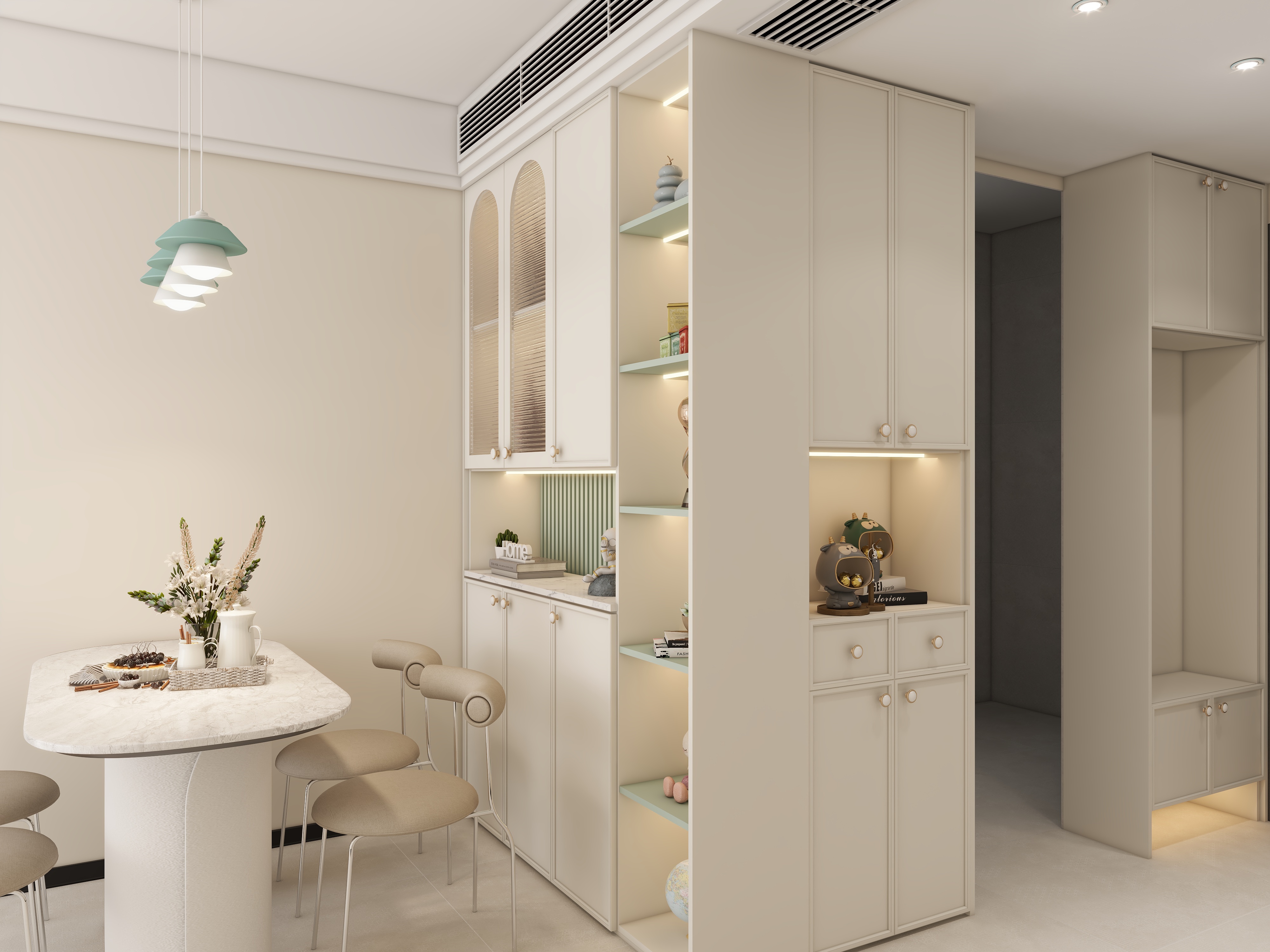 李15906121977-香聚雅苑80㎡两室一厅-装修设计方案