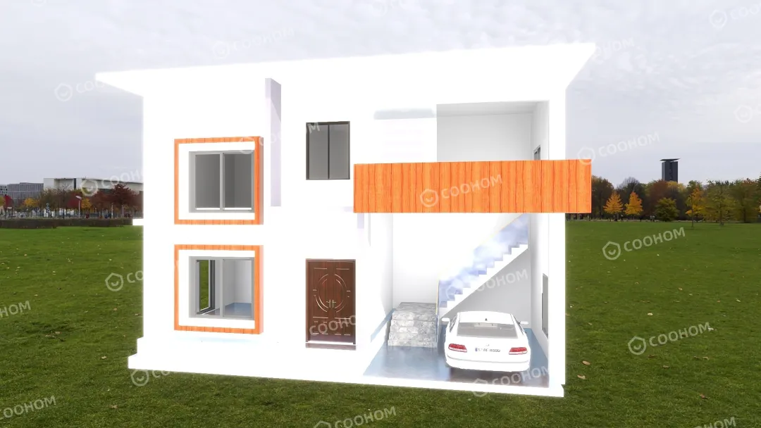 MONUJ KHANAL的装修设计方案:House Exterior