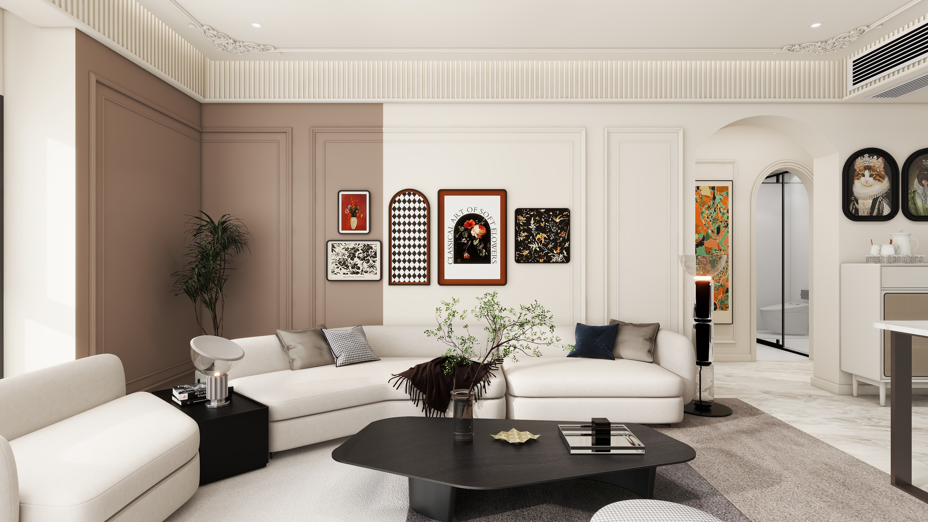 酷家乐BbfI-78㎡2室装修效果图