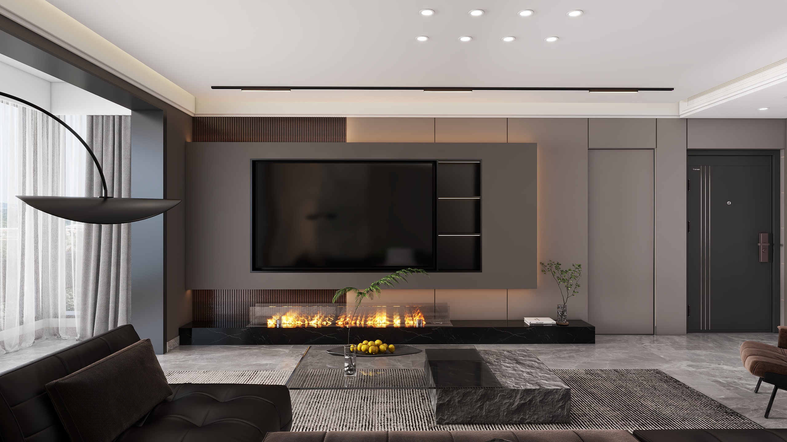 猫星星-中信泰富滨江金融城156㎡4室装修效果图