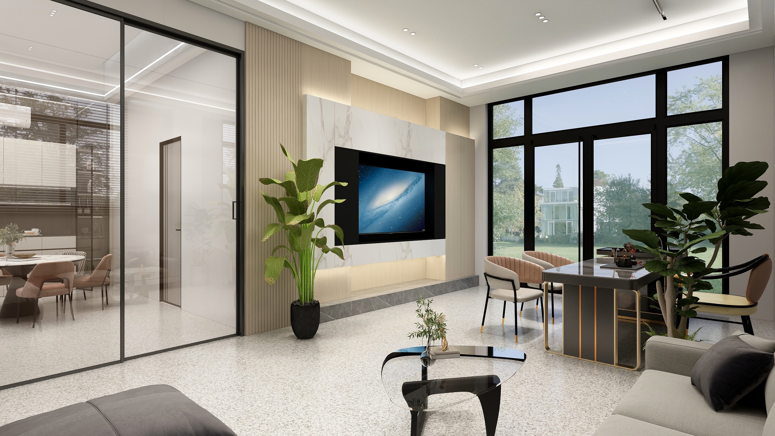 美吉尔设计-自建一层-休闲空间-装修设计方案