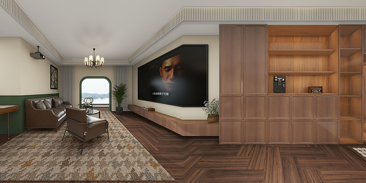 1330RsKf-复古风-装修设计方案