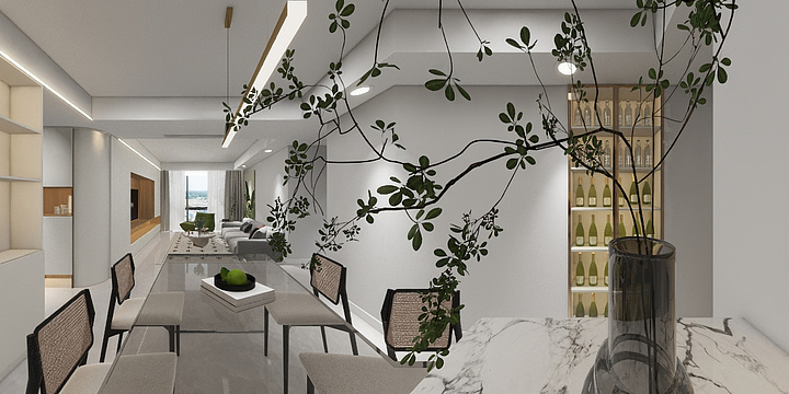 清晨carol-宝岛世纪园63㎡-装修设计方案