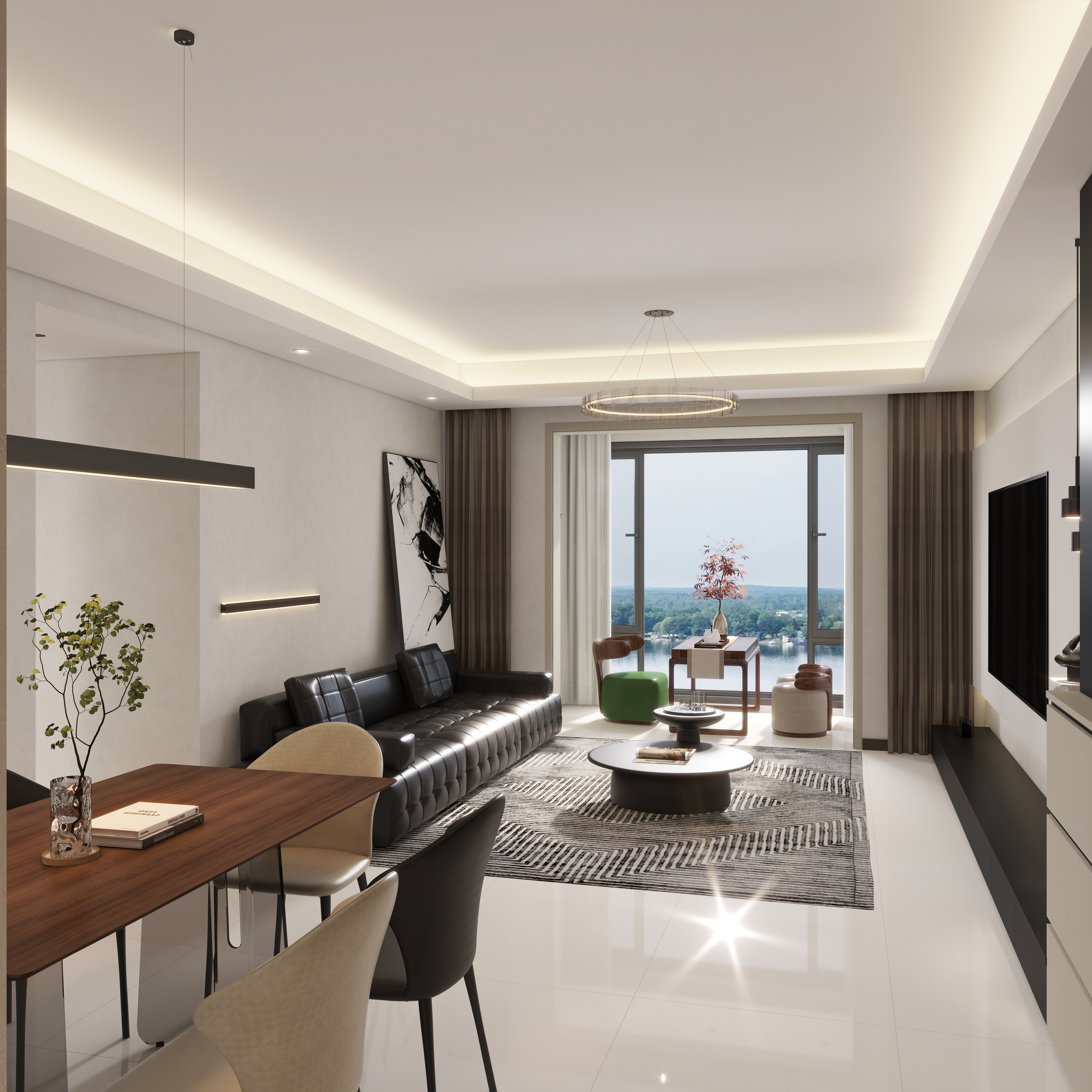 余生室内设计师-绿地新里城-装修设计方案