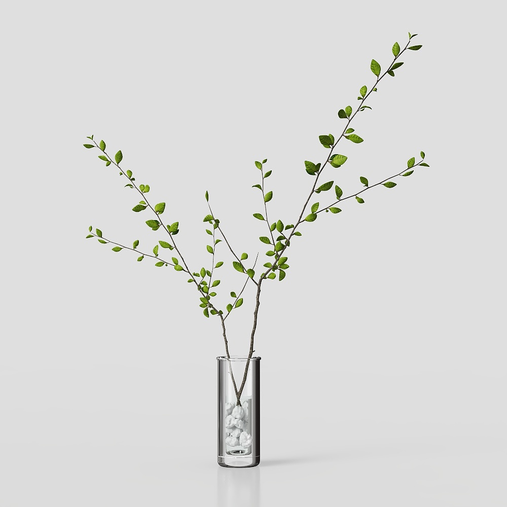 花瓶绿植3D模型