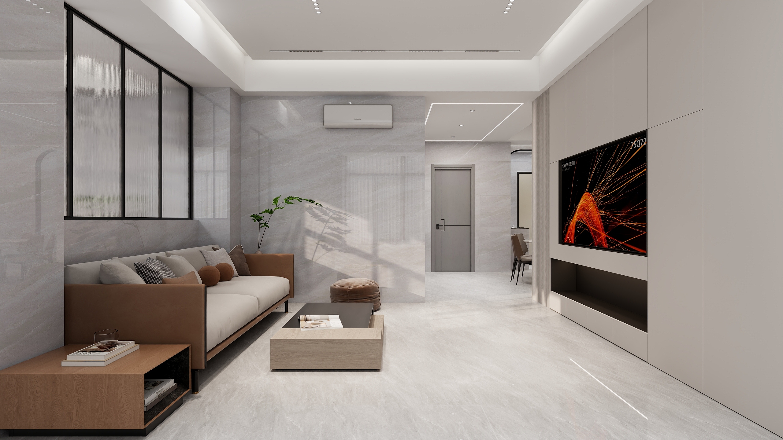 美吉尔设计-西寨-自建房三面采光120平三室-装修设计方案