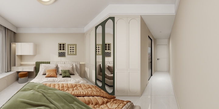 骑摩托的画图崽-和府140m奶油风-装修设计方案