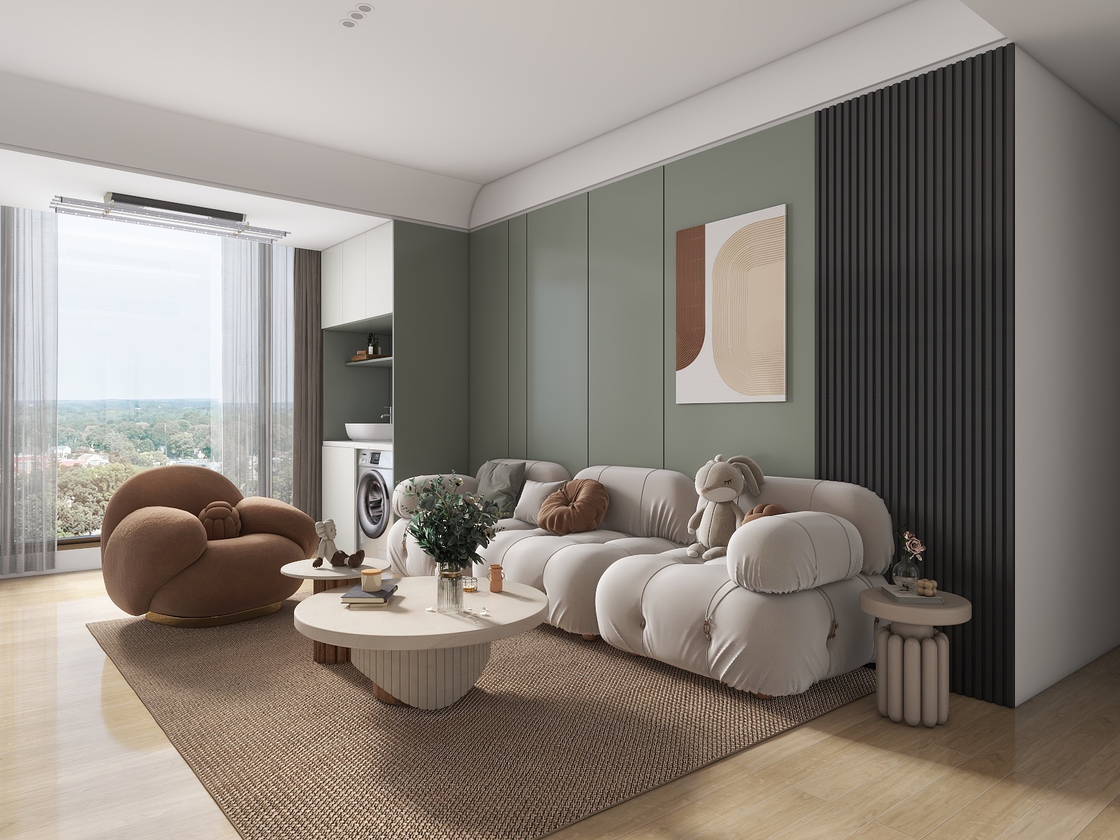 远艺装饰-宝岛商场-79号楼108㎡3室-装修设计方案