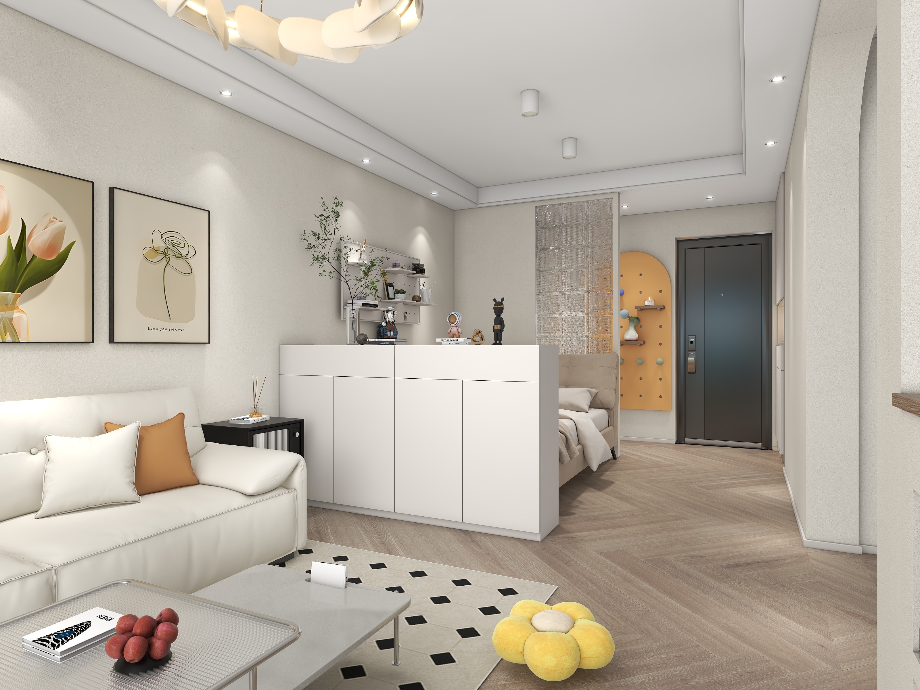 小馬i-奶油风装修效果图