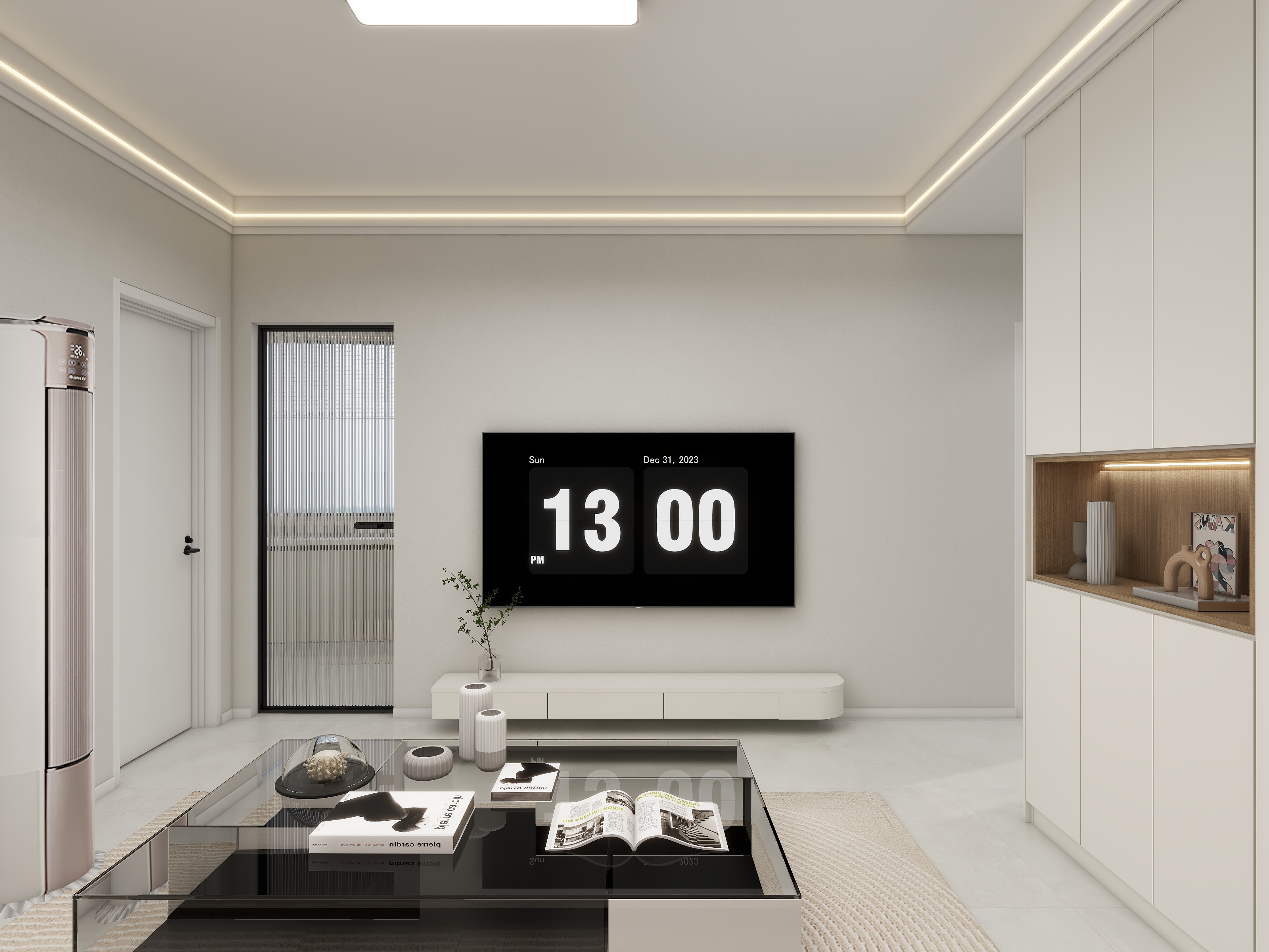 华的新一家装饰-两室一厅现代简约风-装修设计方案