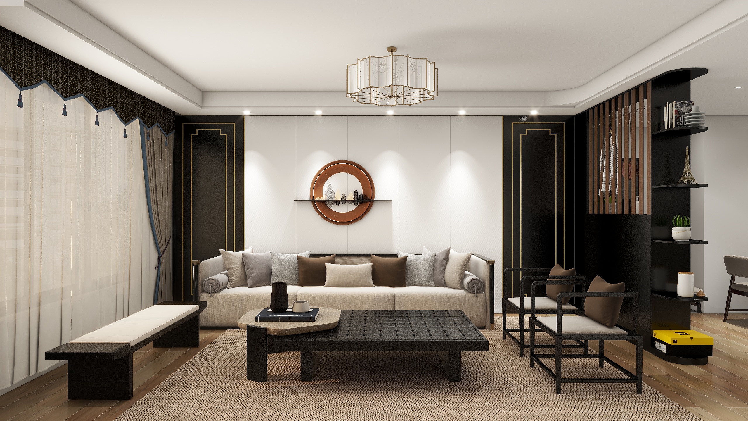 周瑜@-盛世华庭76㎡2室-装修设计方案