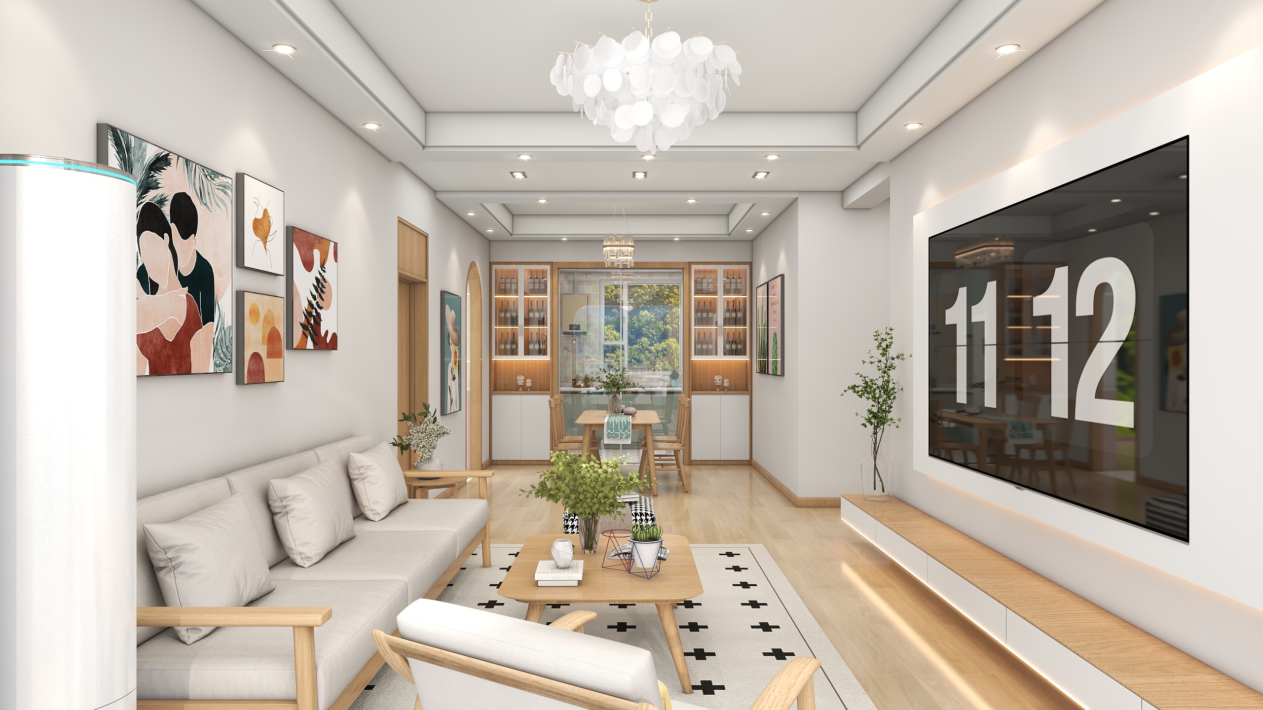 小張空间设计-碧桂园樾府二期日式111㎡3室-装修设计方案