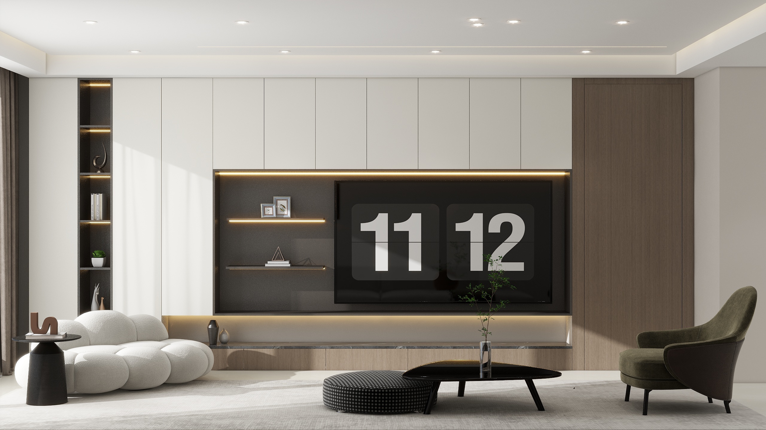 宜乐居智能家居-华瑞御花园105㎡3室-装修设计方案