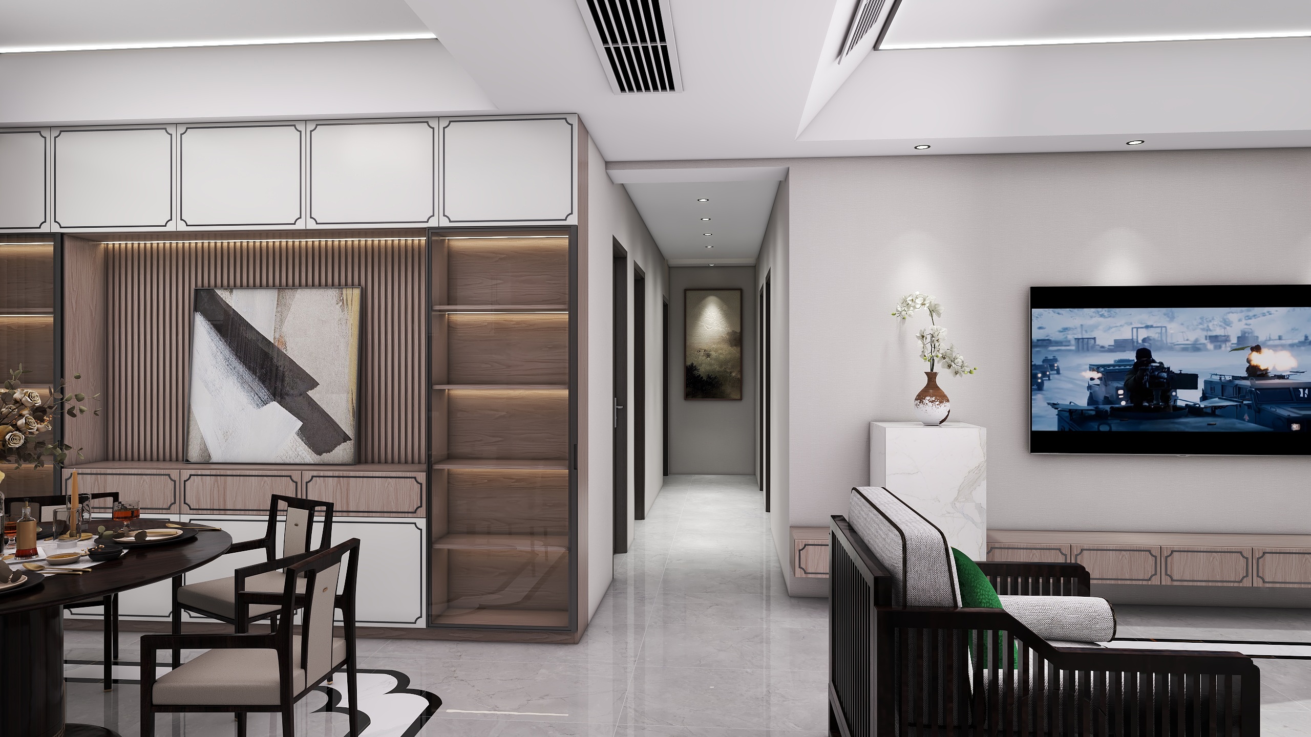 空间策划设计师庞子顺-百色6栋13A01 -装修设计方案