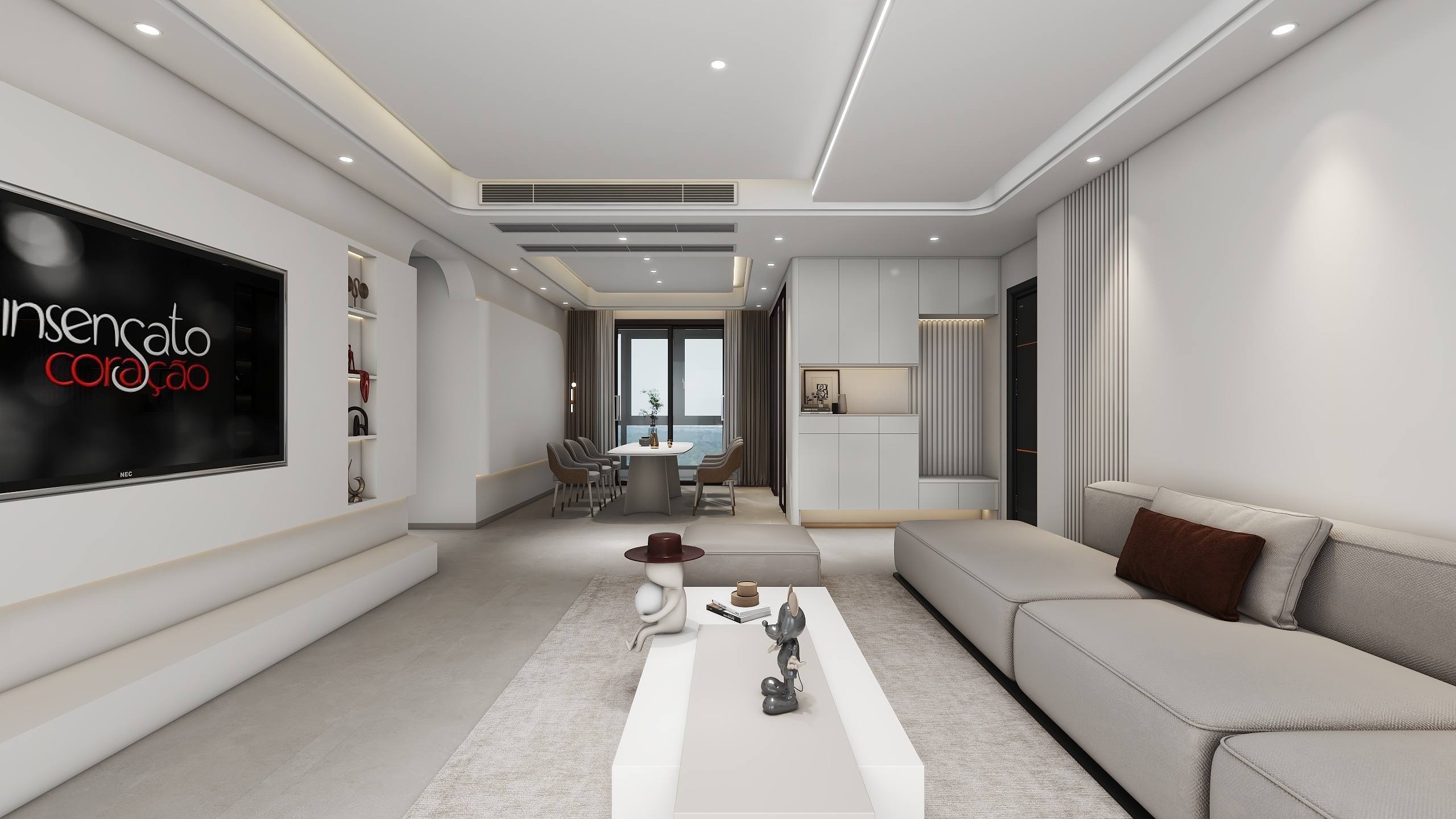 GRDesigner-山湖海上城现代简约137㎡4室-装修设计方案