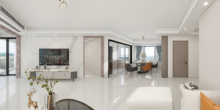 明峰装饰IrYr-德威江誉城三期6栋403(1)-装修设计方案