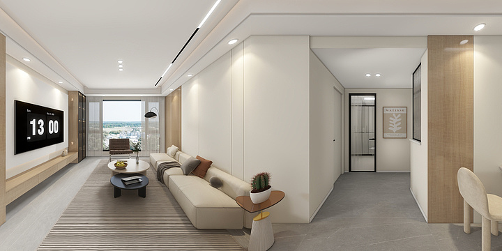 峨眉山市圆梦空间装饰-景秀峨眉二期90-装修设计方案