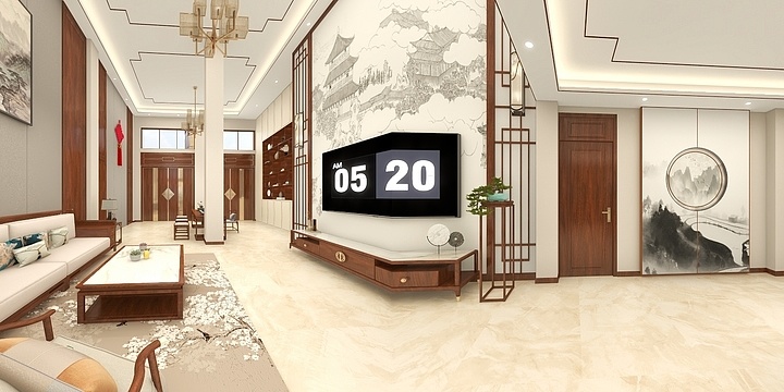 设立-苏家一楼新中式-装修设计方案