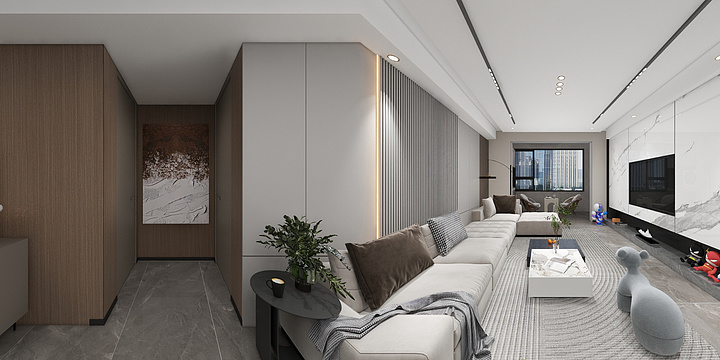 熹恒装饰设计-章贝贝-水岸人家-装修设计方案