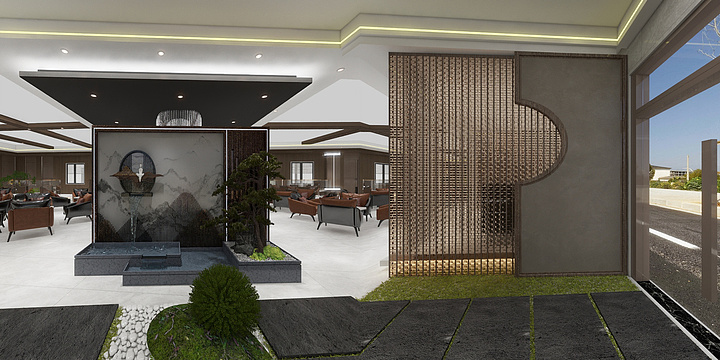 王宇设计-君紫兰茶楼800-装修设计方案