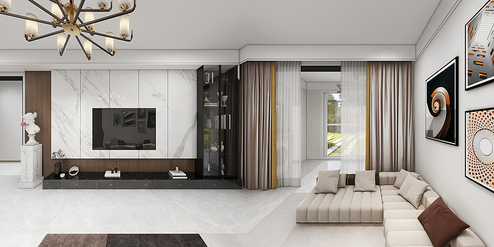 鹿邑品冠之家装饰工程有限公司-大华状元府邸-装修设计方案