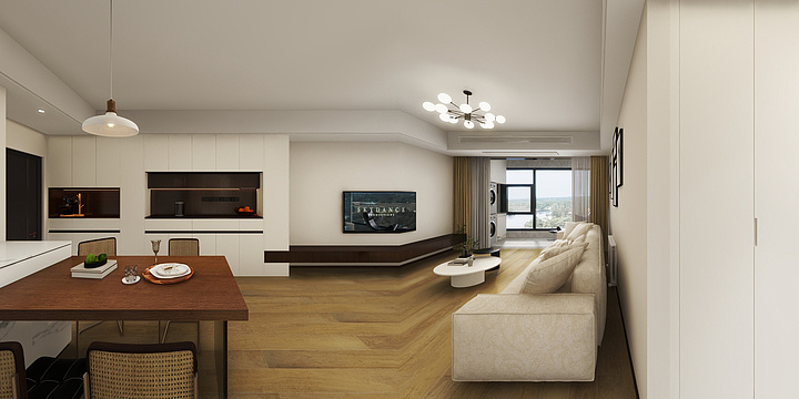 高端私人设计-保利栖月雅园6-1104-装修设计方案