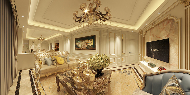 紫庭阁装饰-紫悦府6-12-1(欧式）-装修设计方案