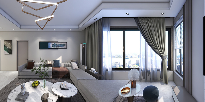 毛的猫的毛-国宾壹号院13-1-1202-装修设计方案