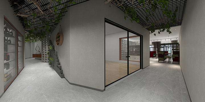 QiYuan起源设计-龙苑红酒店平面图-副本-装修设计方案