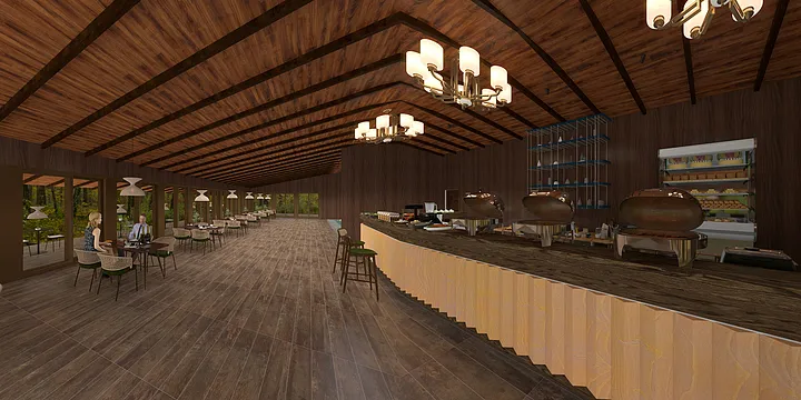 kanikacoohom的装修设计方案:Resort Restaurant
