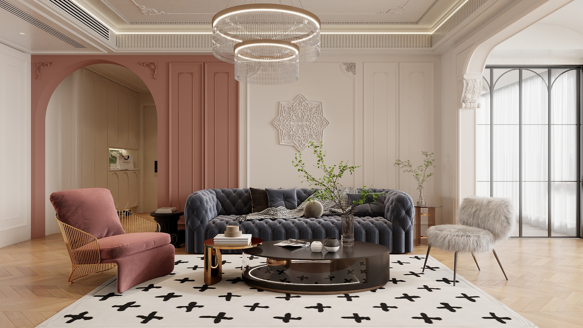 龙珠设计-金海湾豪庭159㎡4室装修效果图