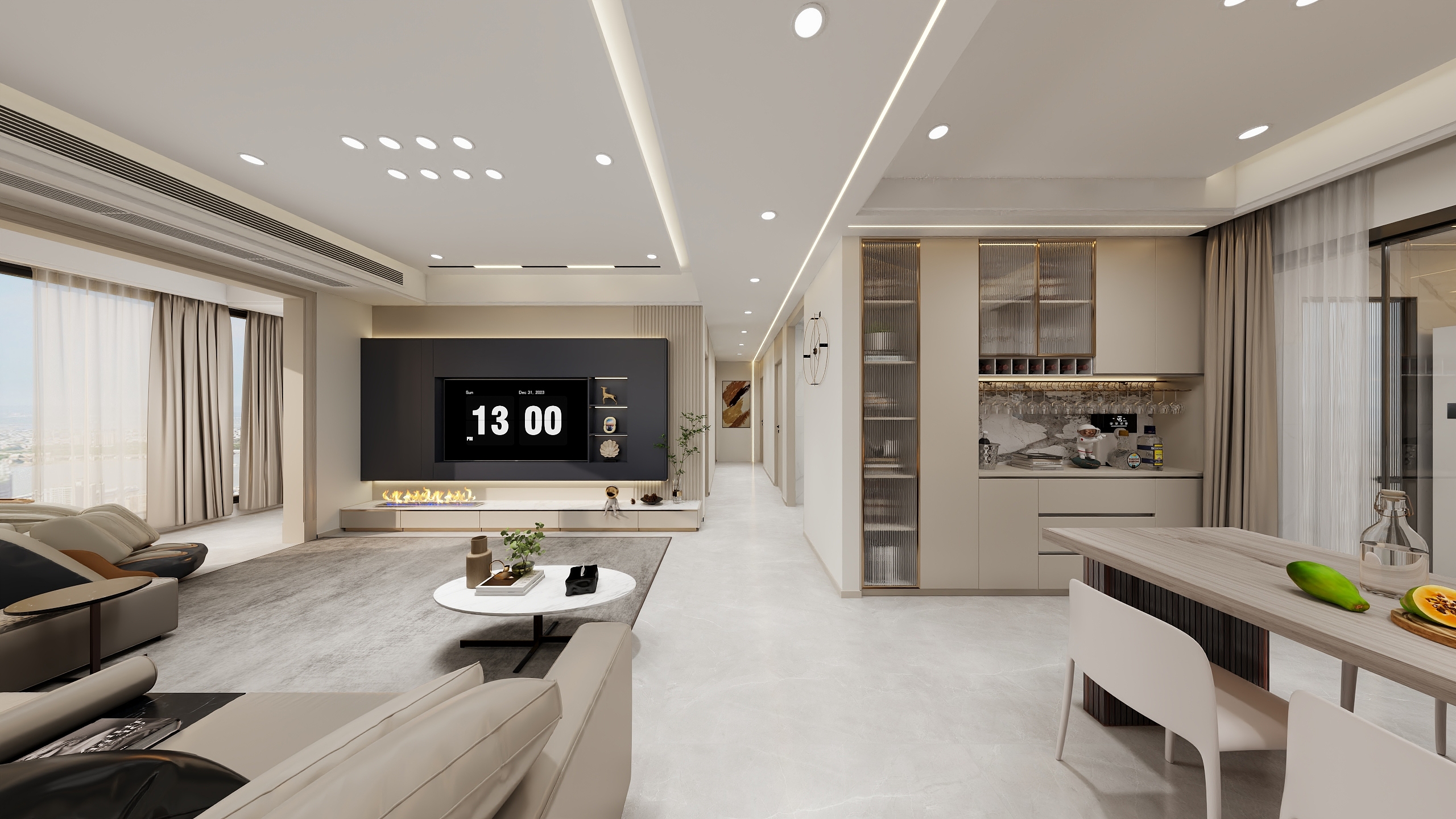 笔缘-康美何总邓姐雅居全景案例效果鉴赏-装修设计方案