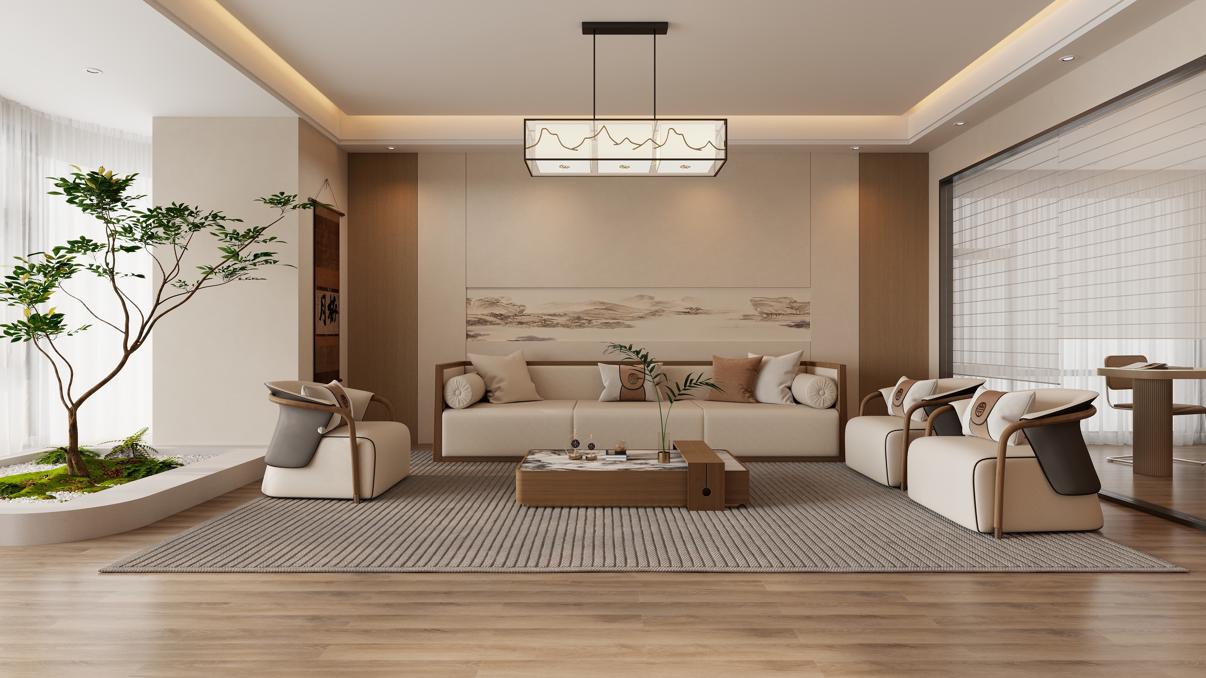 无言789-禅意新中式-装修设计方案