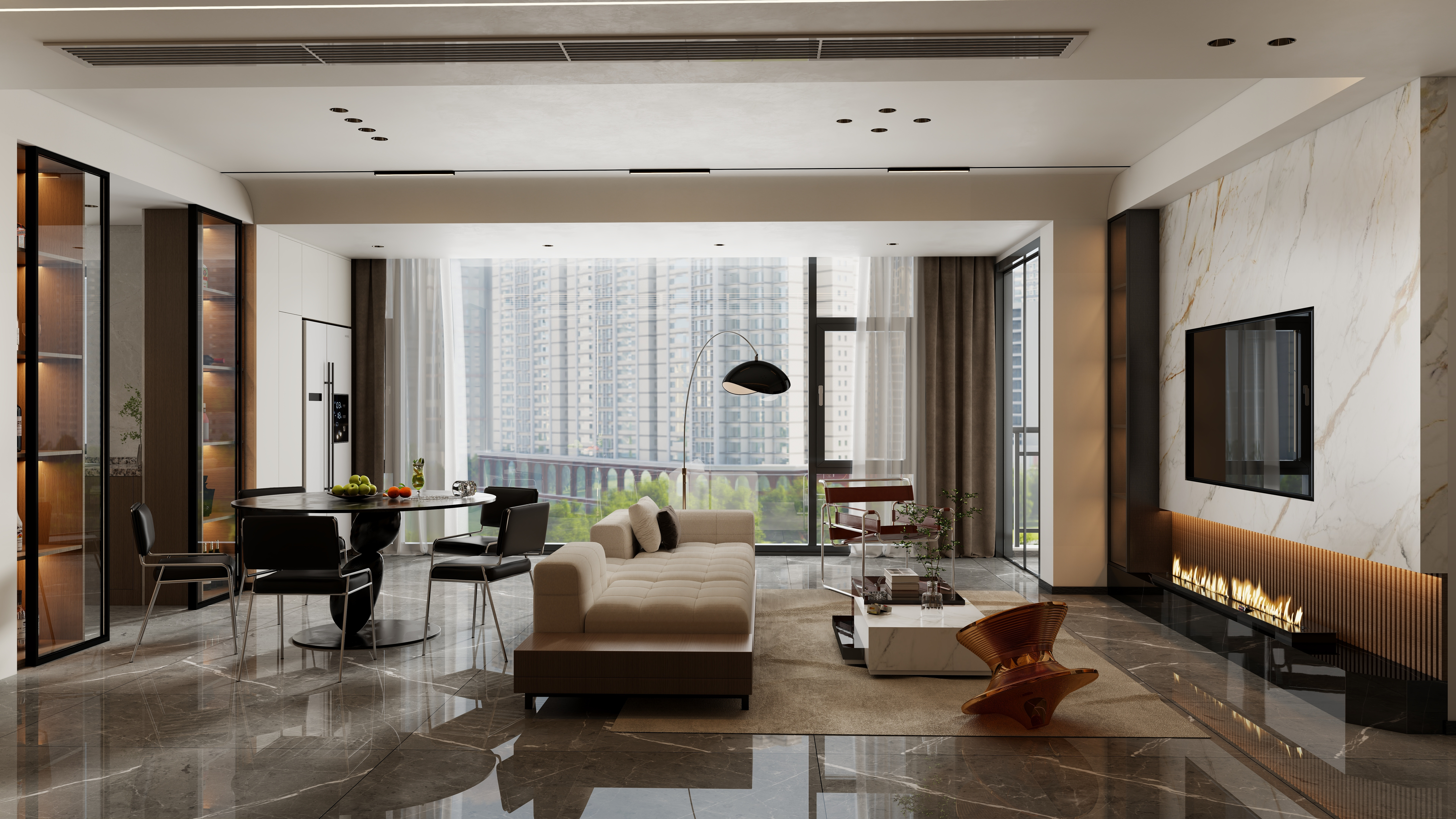 sunny-_--意式轻奢客餐厅主卧-装修设计方案