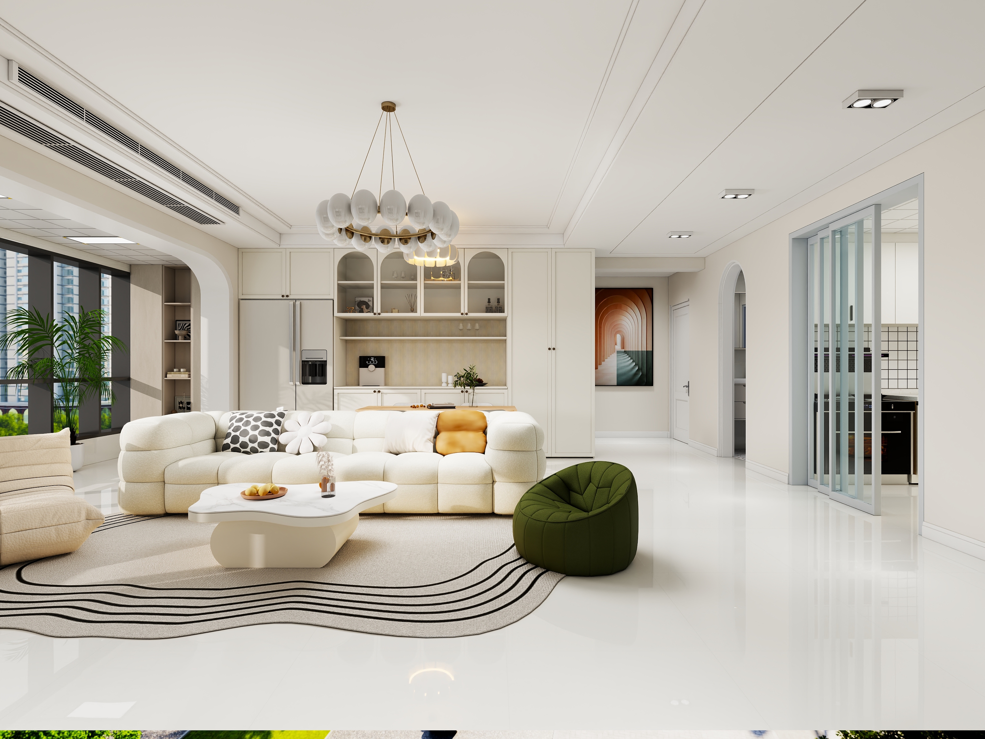 靳少峰-田园133㎡4室-装修设计方案