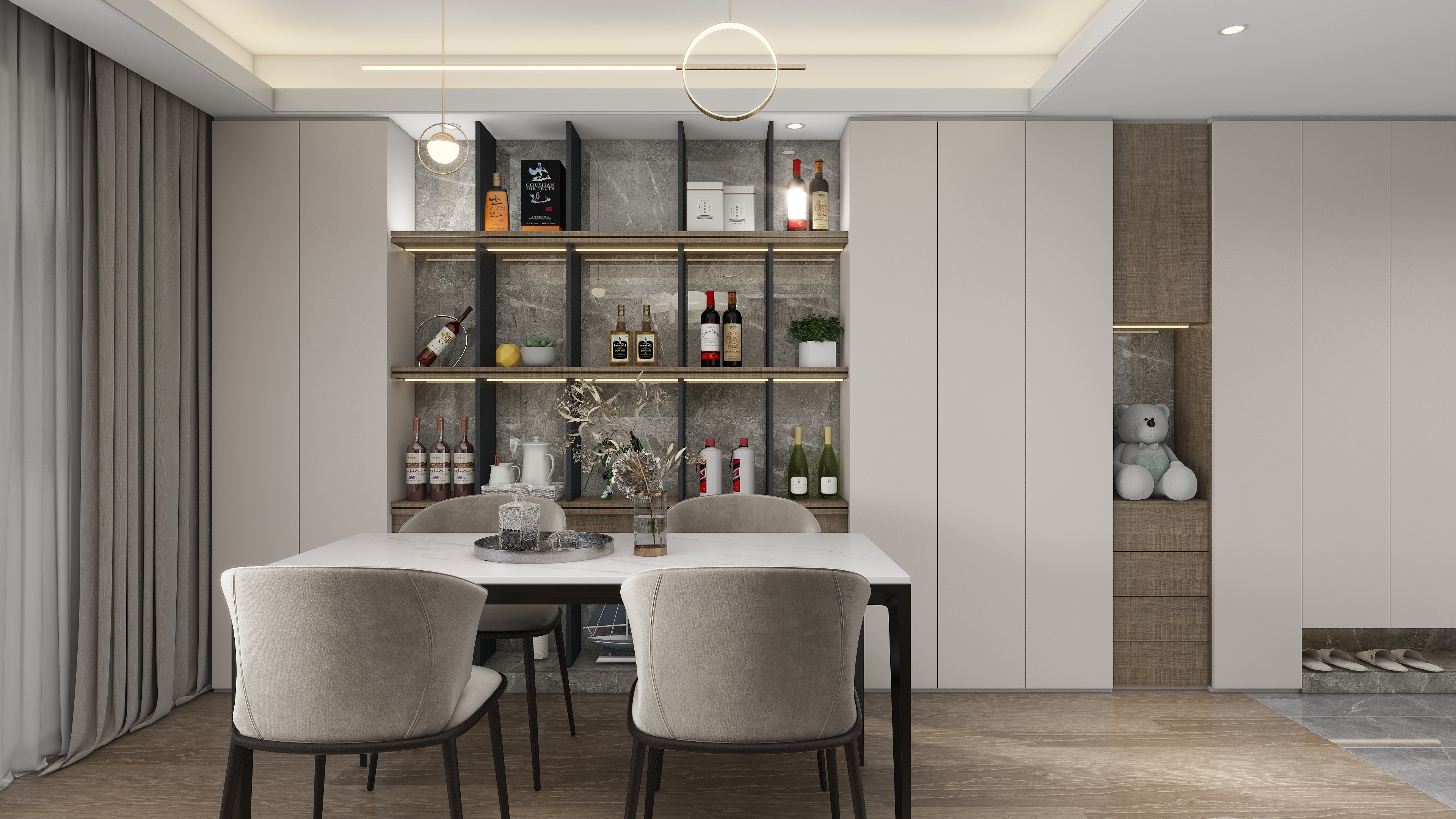 子非鱼空间设计工作室-大华云江映月123M²-装修设计方案