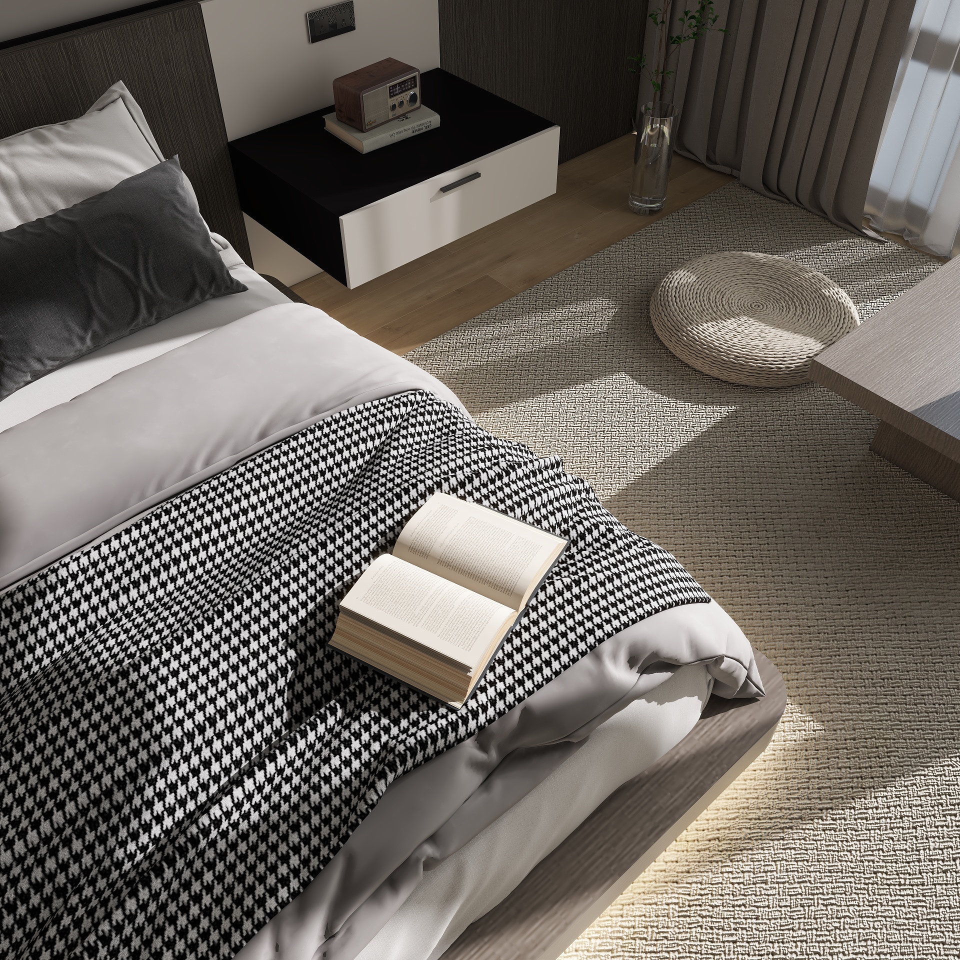 晚三月-天御华府38㎡-装修设计方案