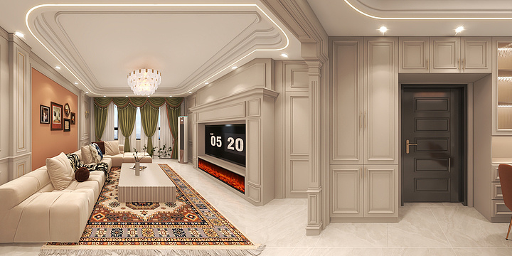 迷嘛奇设计莫沙江-瑞鑫·雅苑6-1-302-装修设计方案