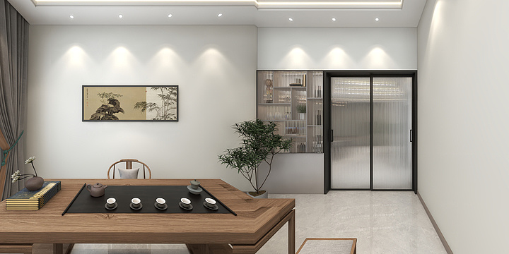 唐县大自然装饰-西下素正房五间-装修设计方案