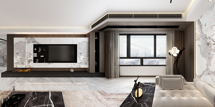 丶Howe-轩苑三期意式极简设计图-145-装修设计方案