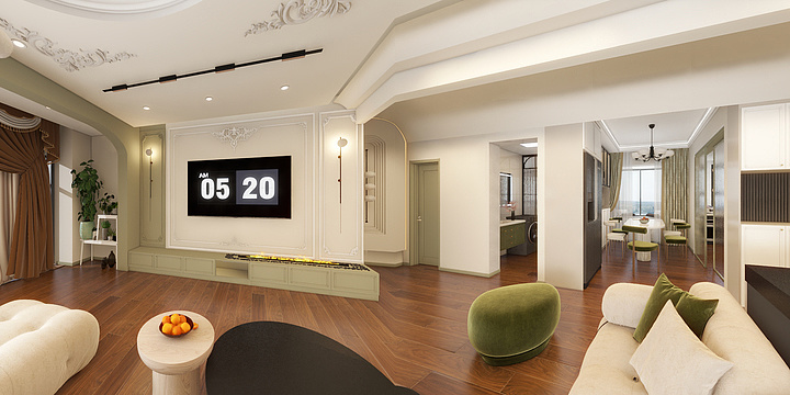 小麦Lucky-125㎡3室-装修设计方案