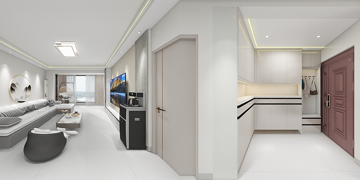 钟鹏-同乐府朱兄弟全景效果图-装修设计方案