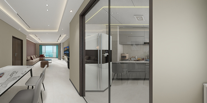 黄建林-公园里16栋1单元9-1-方案二-装修设计方案