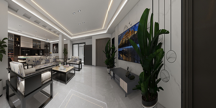Yan鹿装饰设计-司铺.胡总雅居-装修设计方案