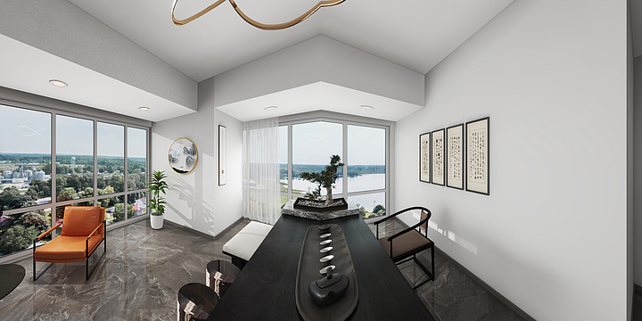 森隆家装许强-保利中心10层 办公室装修方案-装修设计方案