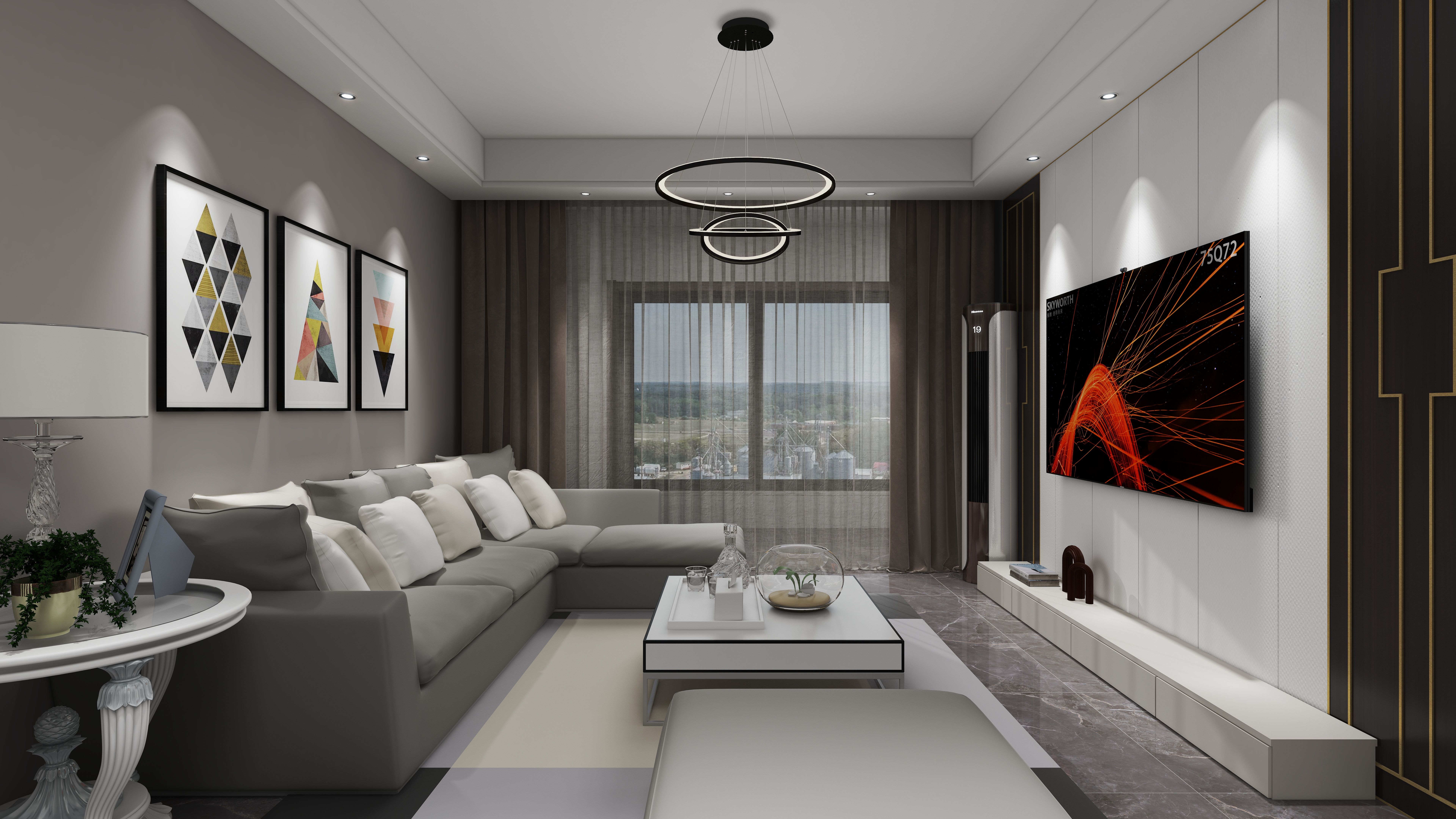 创意绘制-114平家装-装修设计方案