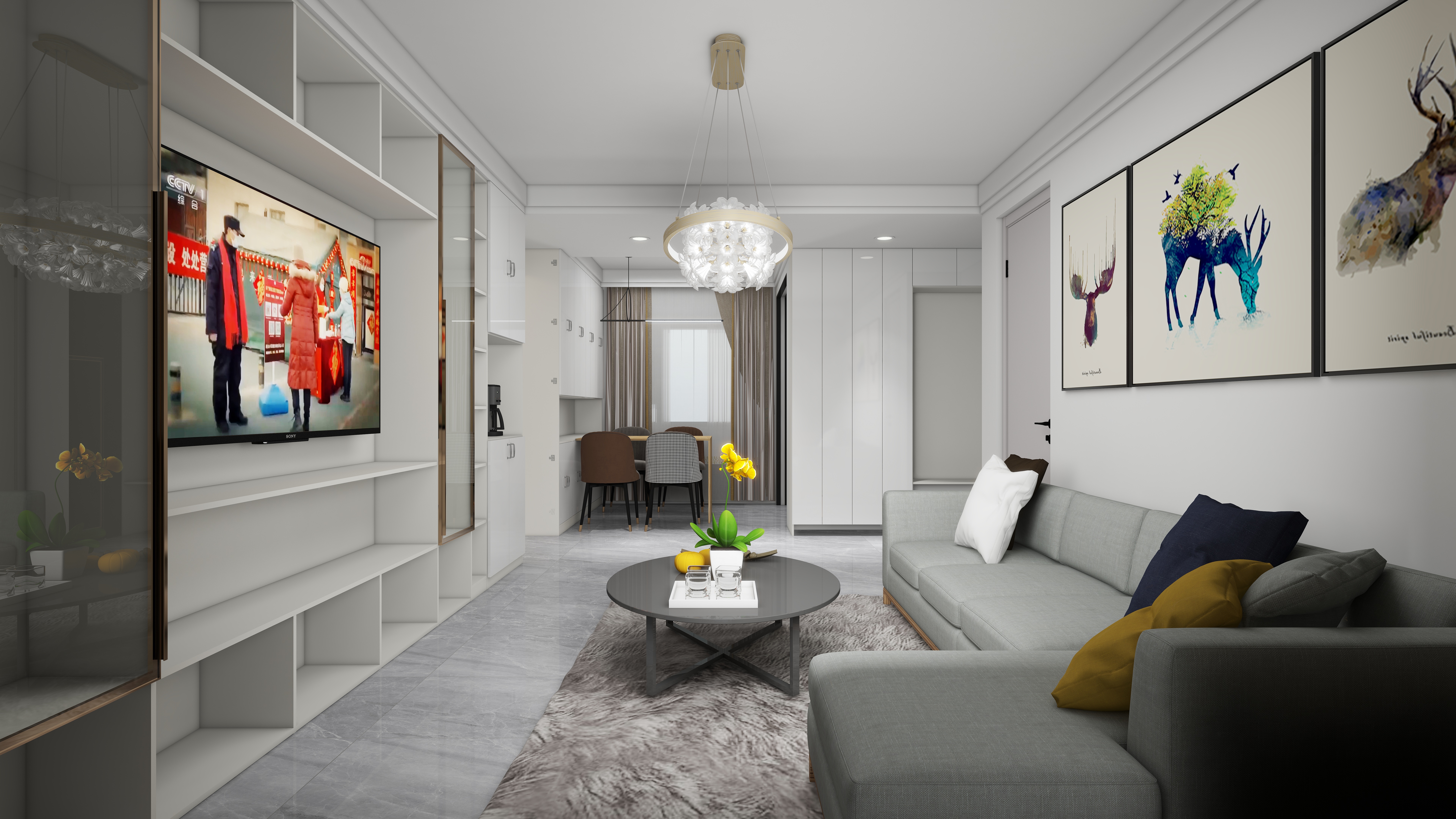 创意绘制-现代风格-装修设计方案