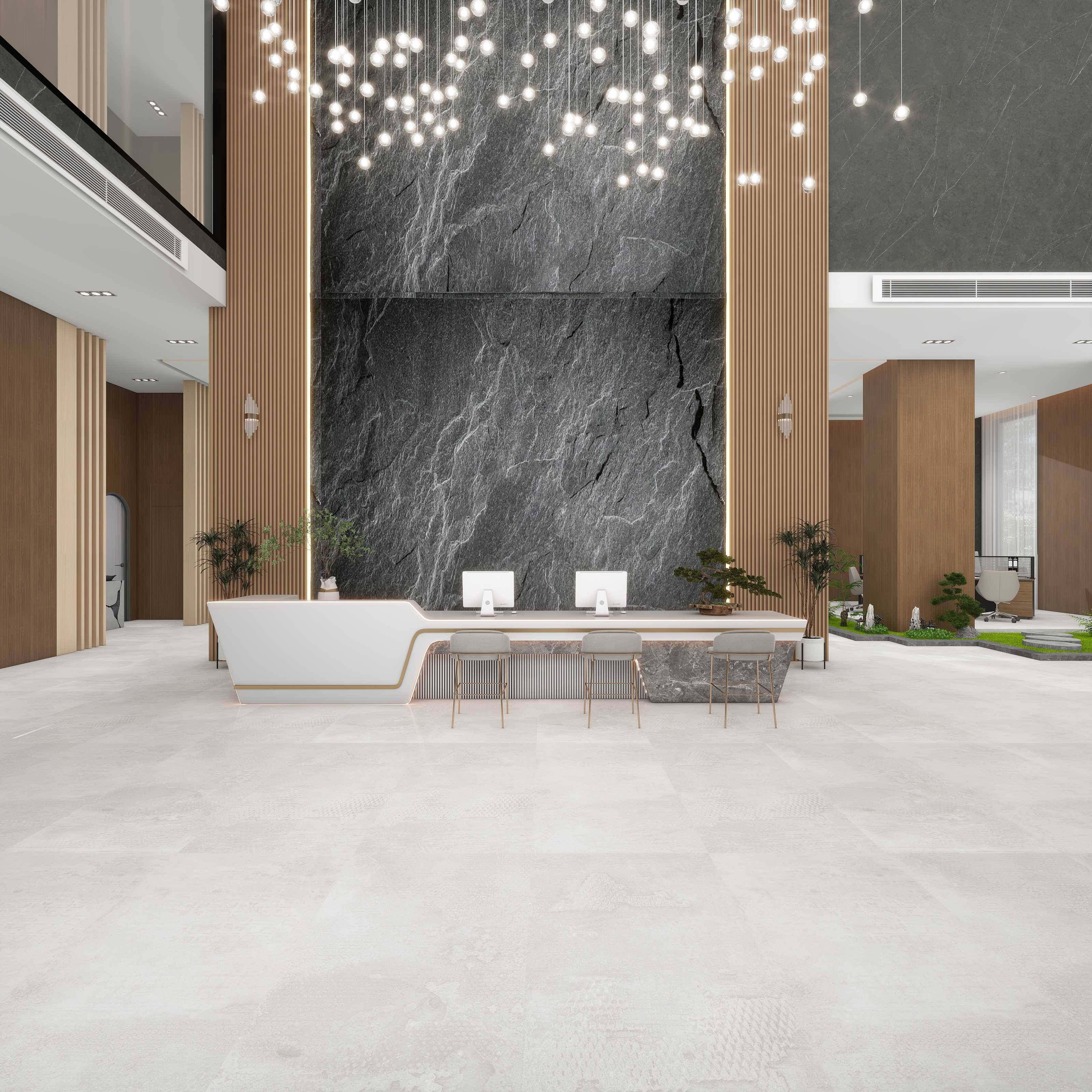 烟雨落江南-罗汉松展圆    设计师韦**-装修设计方案