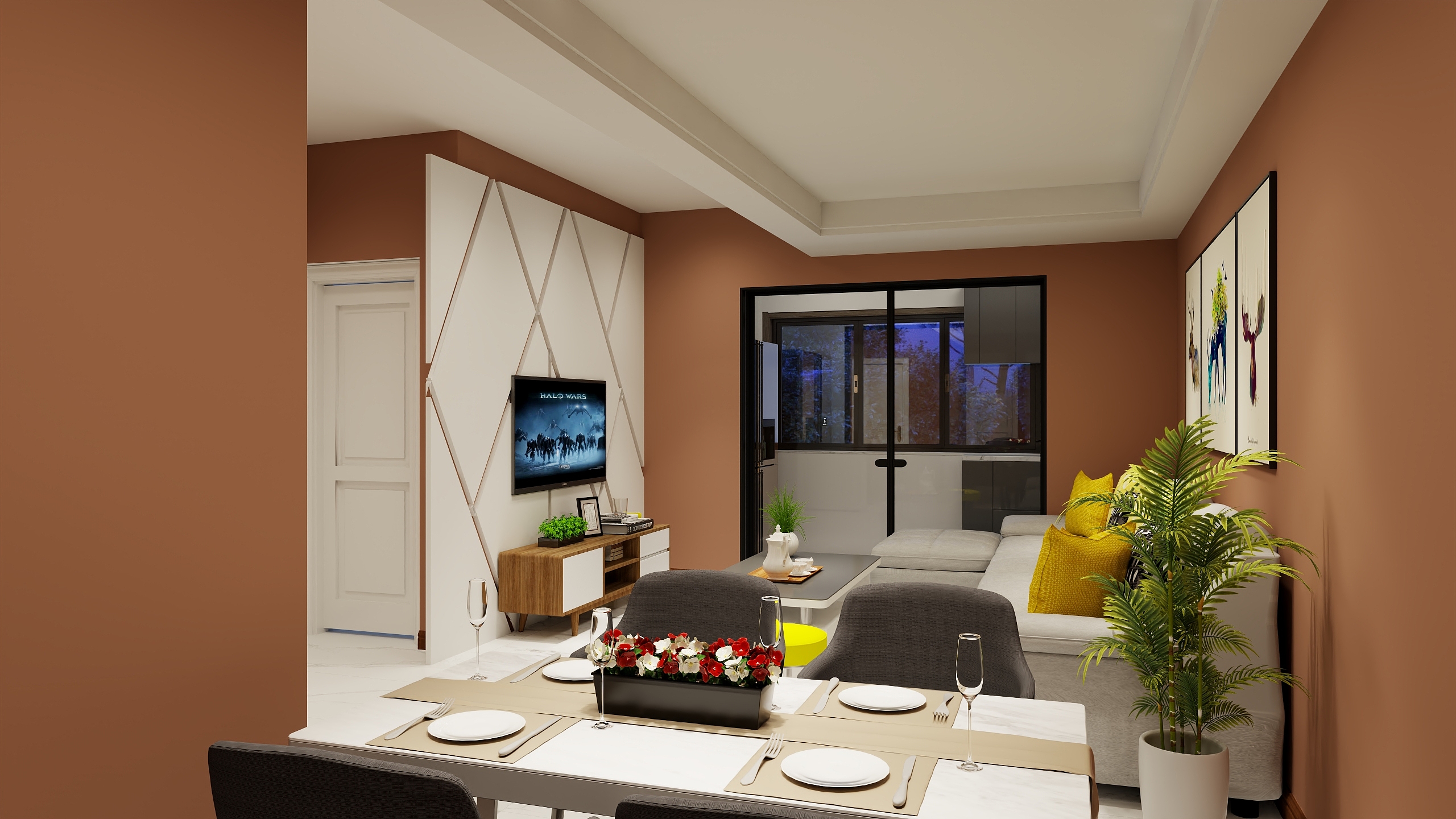 神鹰哥-85㎡2室-装修设计方案