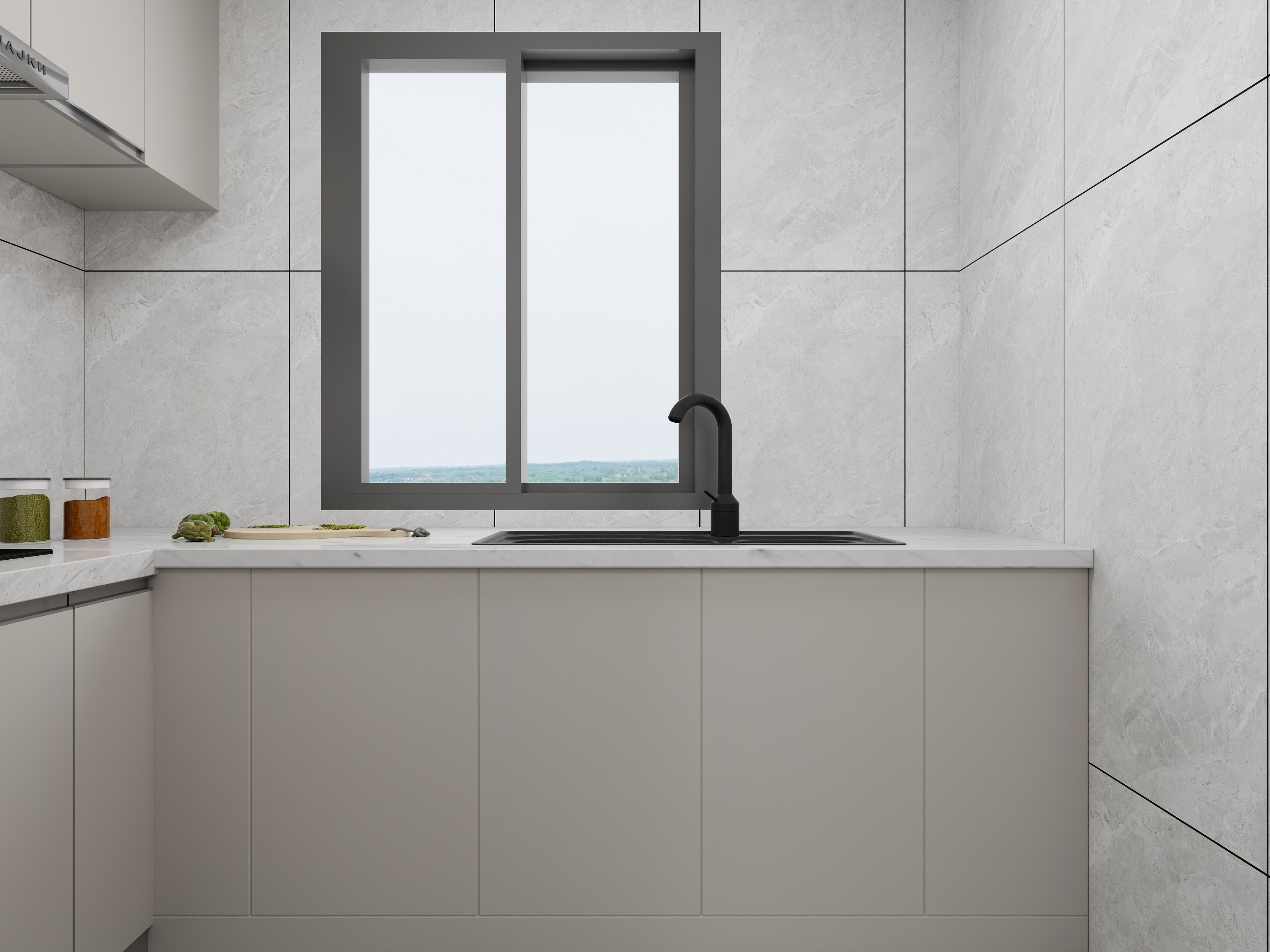 艺雅丽-120平奶油风装修效果图